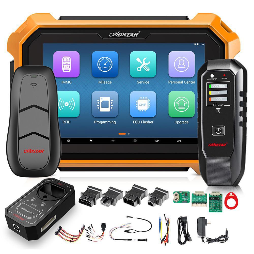 OBDSTAR X300 DP Plus Vollversion mit Key Sim 5 In 1 Simulator Kostenloser Renault Konverter und FCA 12+8 Adapter