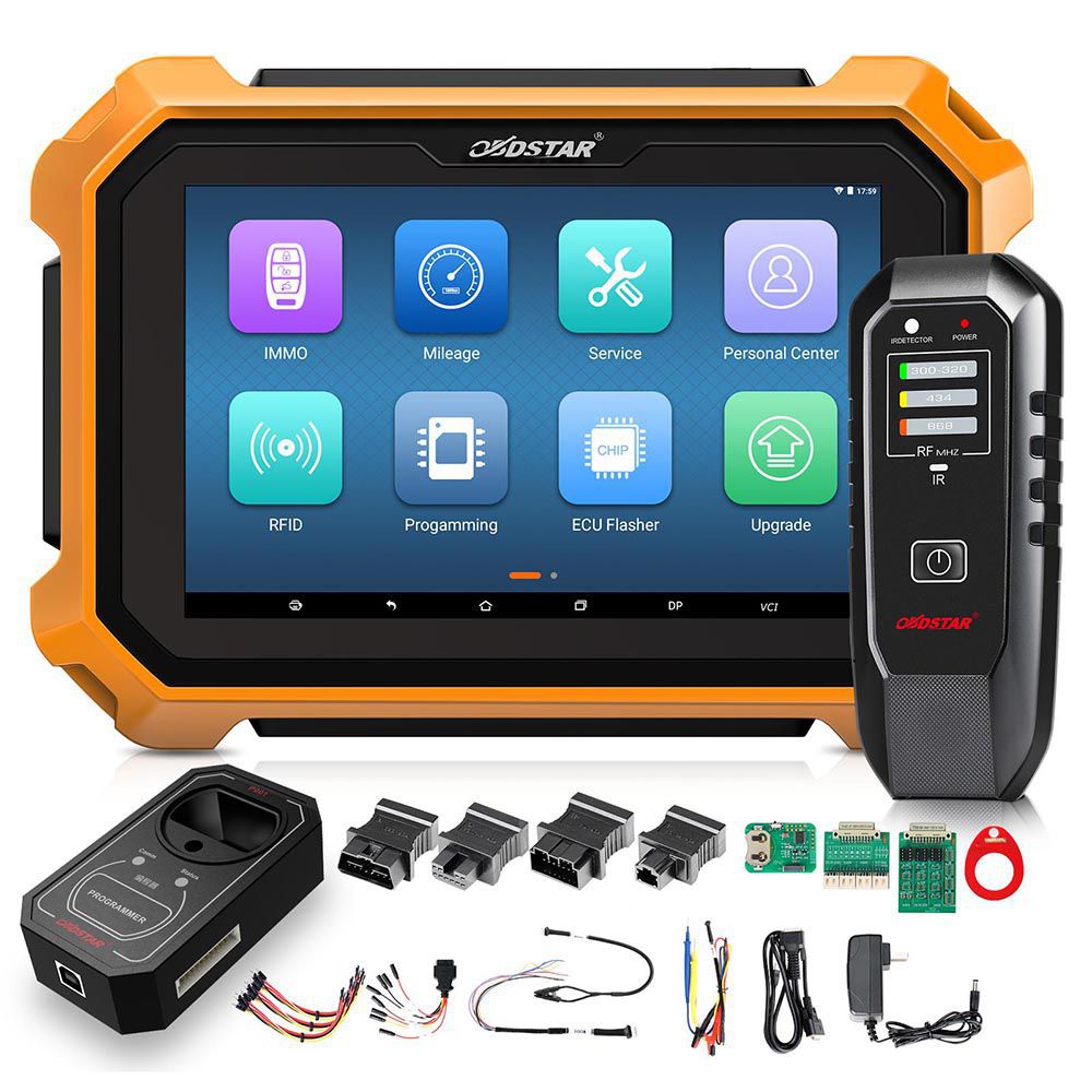 OBDSTAR X300 DP Plus Vollversion mit Key Sim 5 In 1 Simulator Kostenloser Renault Konverter und FCA 12+8 Adapter