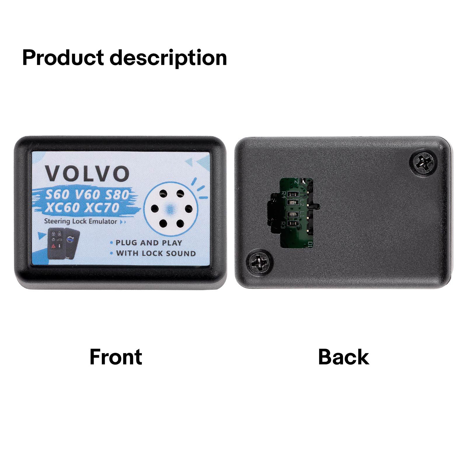 OEM Emulator für VOLVO S60 V60 S80 XC60 XC70 Lenkschloss mit Lock Sound (LIN System)