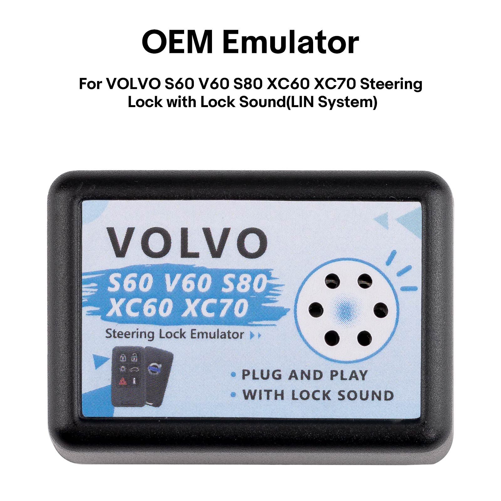 OEM Emulator für VOLVO S60 V60 S80 XC60 XC70 Lenkschloss mit Lock Sound (LIN System)