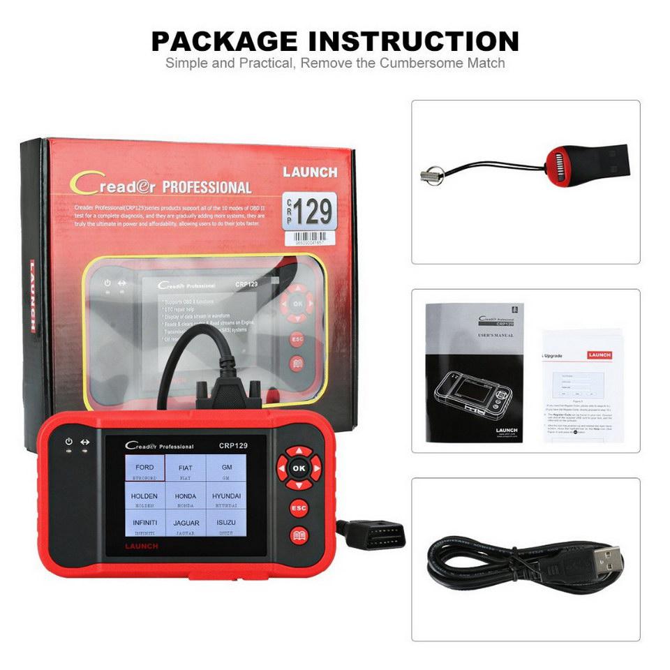 LAUCH Creader CRP129 Professional Auto Code Reader Scanner