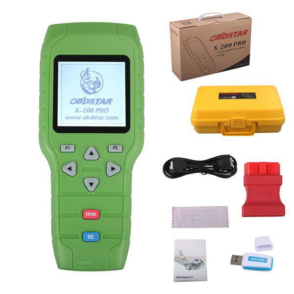 Original OBDSTAR X -200 X200 Pro A +B Konfiguration für Ölreset + OBD Software + EPB