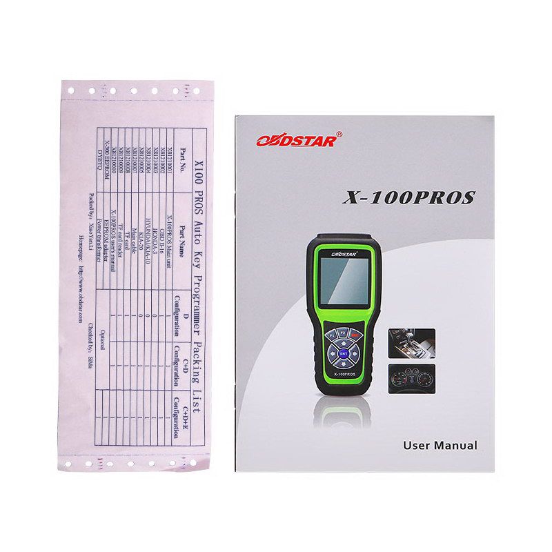 Original OBDStar X100 PROS C + D +EEPROM Modell X -100 PROS Auto Key Programmer Odometer Correction Tool