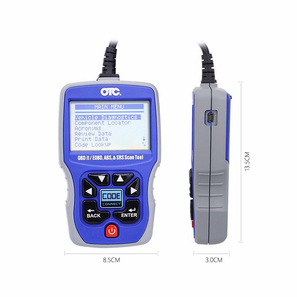 OTC 3111 PRO OBD2 Scanner OBD2 Code Reader OBDII/CAN/ABS/Airbag SRS OTC 3111 PRO Trilingual Scan Tool OBD2 EOBD Diagnostic Tool