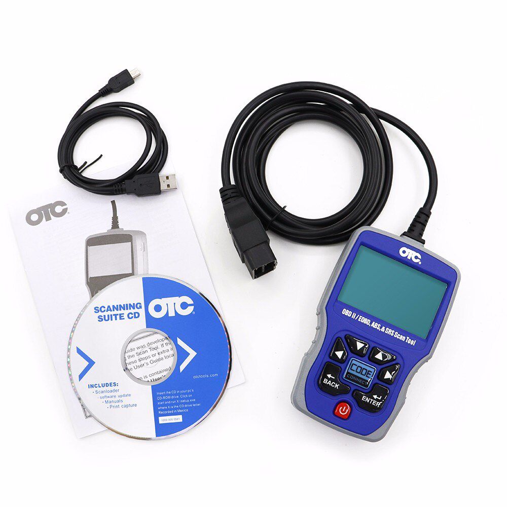 OTC 3111 PRO OBD2 Scanner OBD2 Code Reader OBDII/CAN/ABS/Airbag SRS OTC 3111 PRO Trilingual Scan Tool OBD2 EOBD Diagnostic Tool