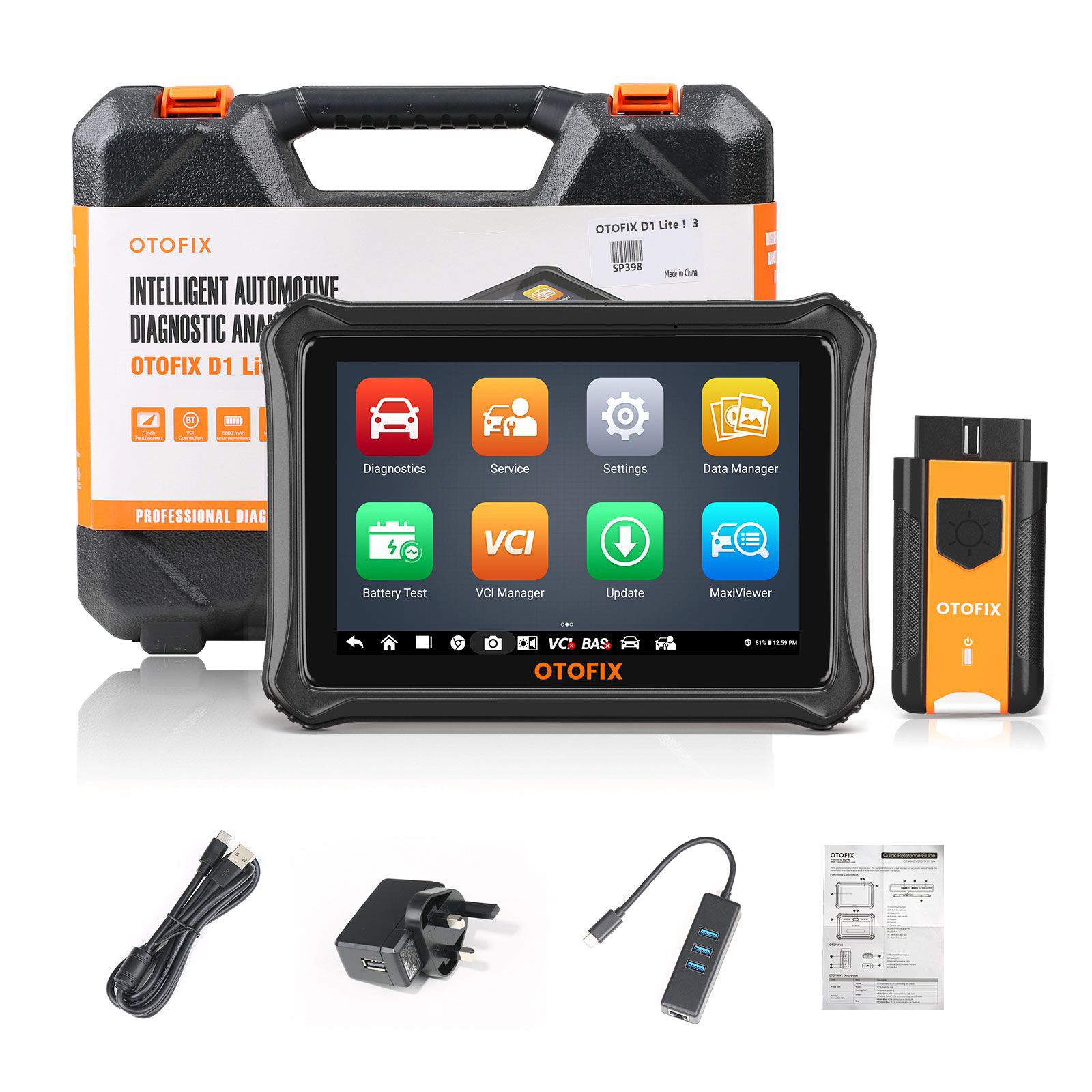 2022 Neueste OTOFIX D1 Lite Alle System Diagnose OBD2 Auto Diagnose Scan Tool Upgrade von MaxiCOM MK808BT MK808 MaxiCheck MX808