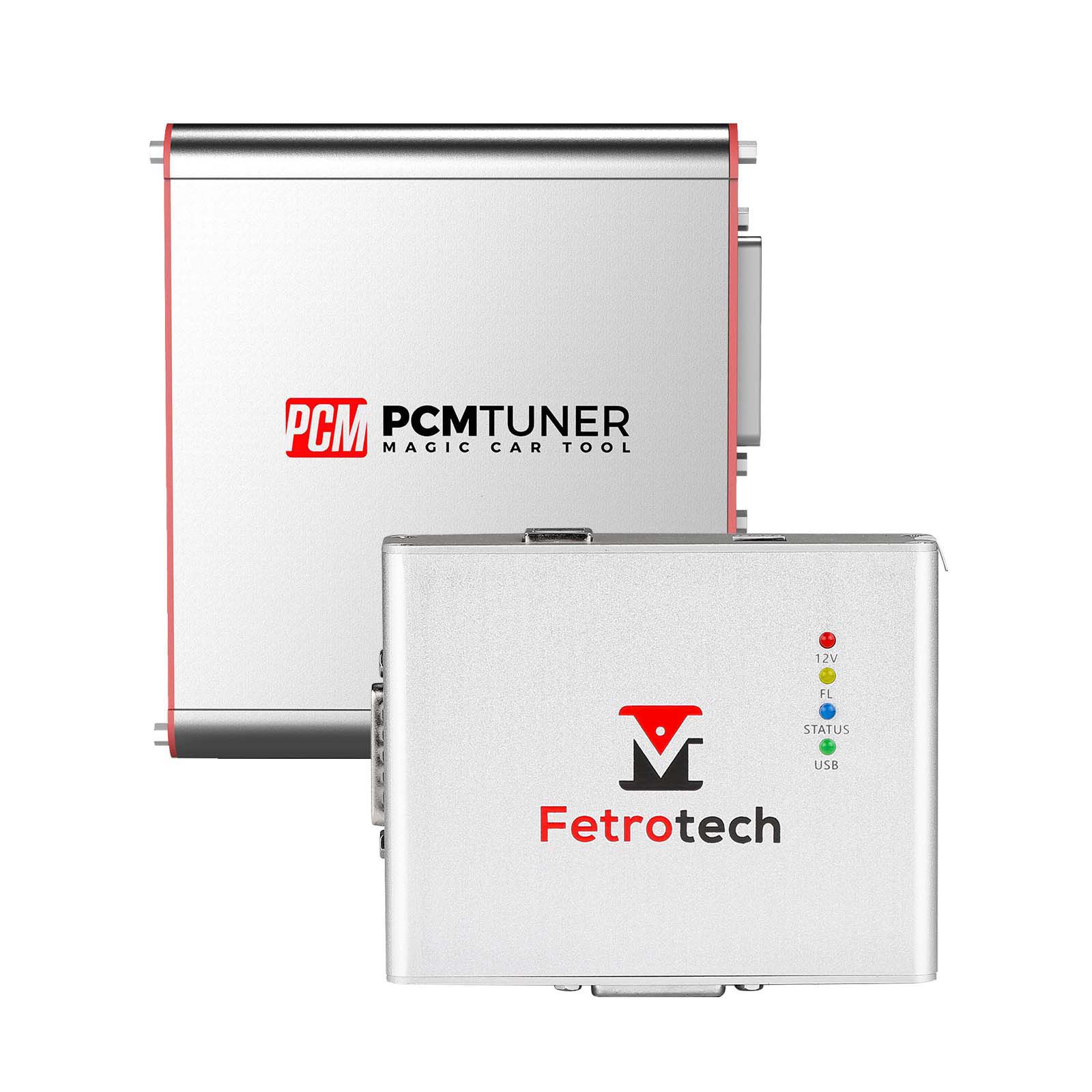 PCMtuner ECU Programmierer Plus Fetrotech Tool ECU Programmierer Silber Farbe Unterstützt MG1 MD1 EDC16 MED9.1 Steuergeräte