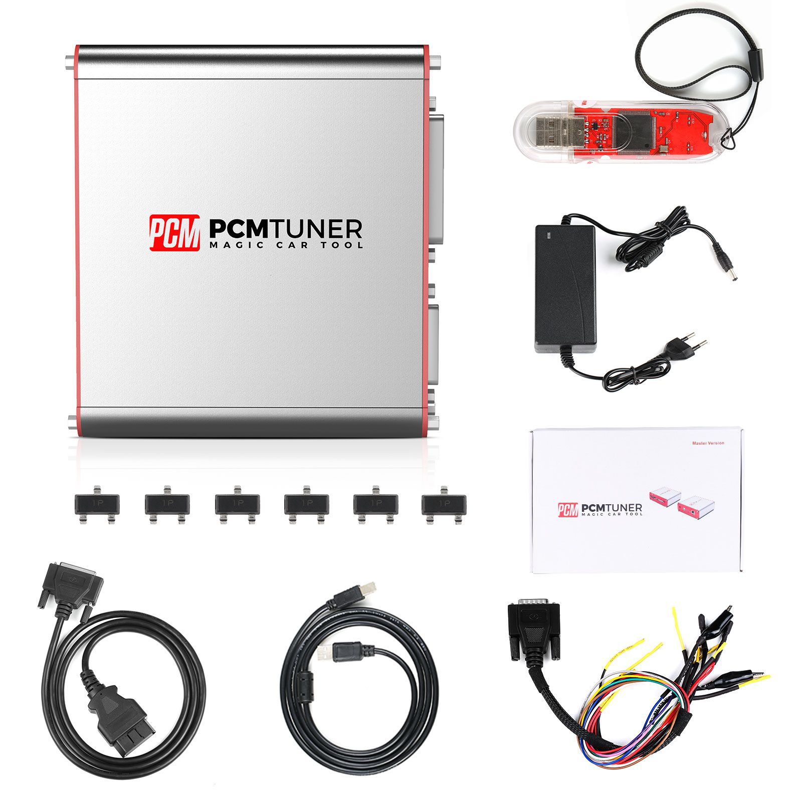 PCMtuner ECU Programmierer Plus Fetrotech Tool ECU Programmierer Silber Farbe Unterstützt MG1 MD1 EDC16 MED9.1 Steuergeräte