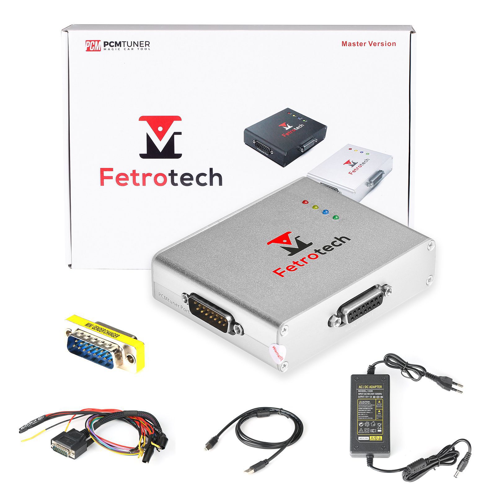 PCMtuner ECU Programmierer Plus Fetrotech Tool ECU Programmierer Silber Farbe Unterstützt MG1 MD1 EDC16 MED9.1 Steuergeräte