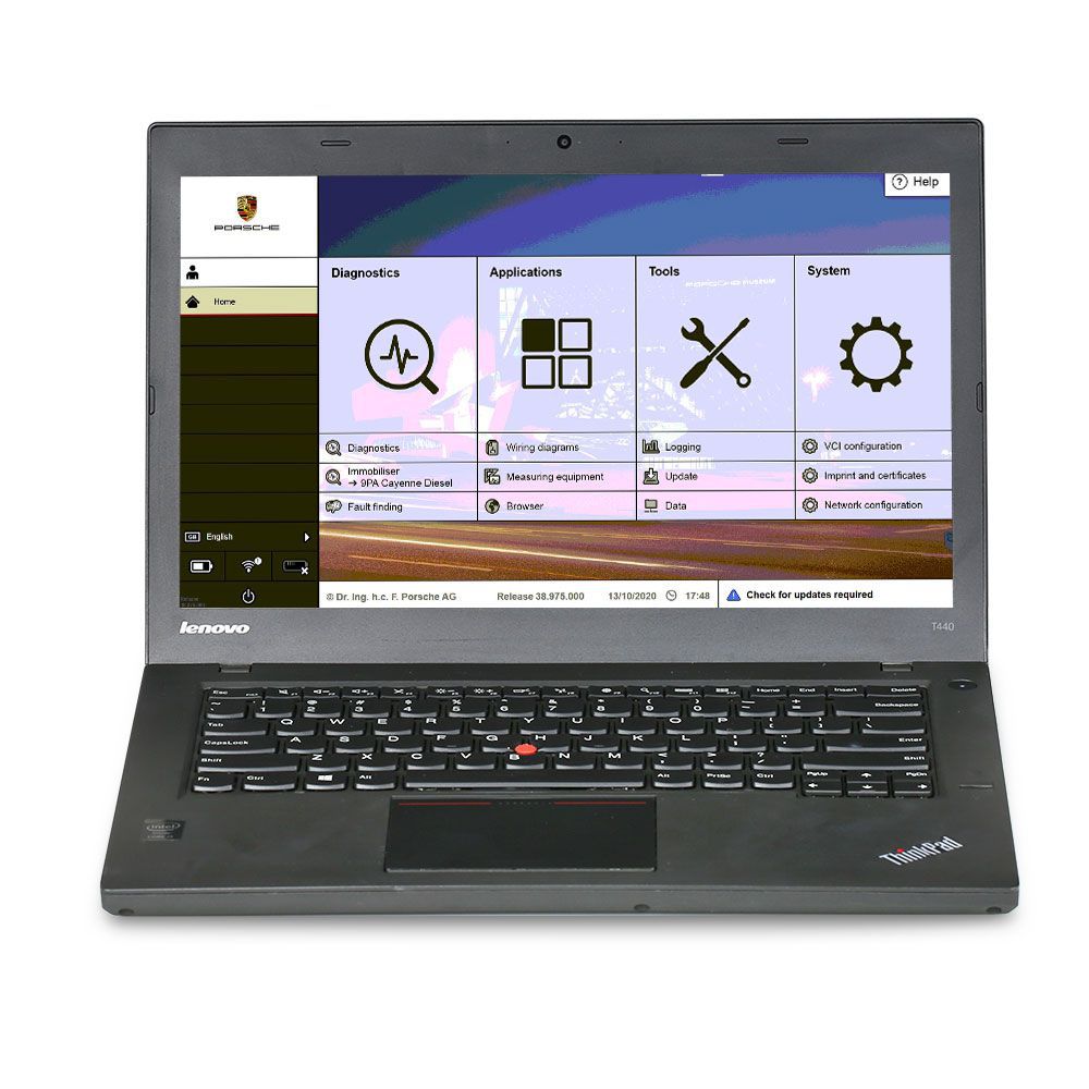 High Quality Porsche Piwis III Mit V39.8 im Kombikino.8;& V38.3 Software 500G SSD On Lenovo T440 I5 CPU Laptop Work on both Old and New Porsche