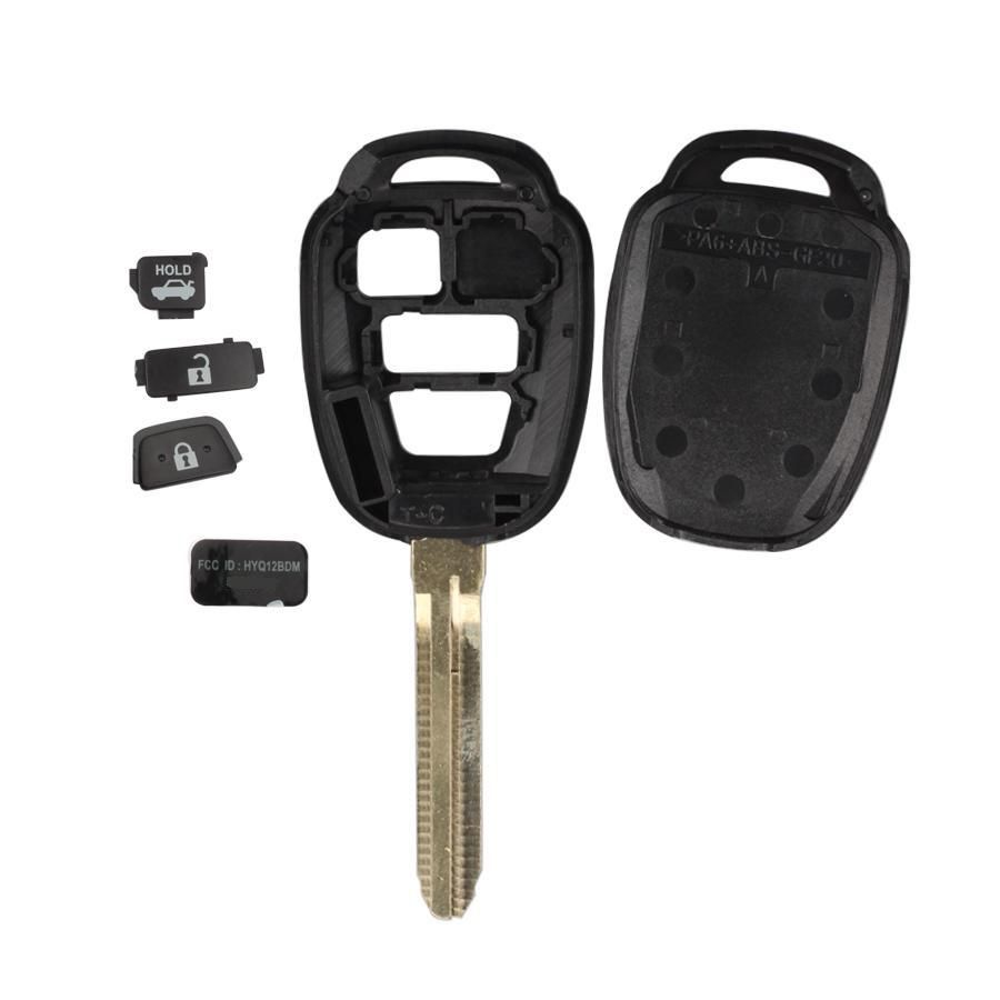 Remote Key Shell 3 Button ohne Logo für Toyota 5pcs /lot