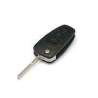 Falten Remote Shell 3 Buttons HU101 Blade (Black Color) für Ford Focus 5pcs /lot