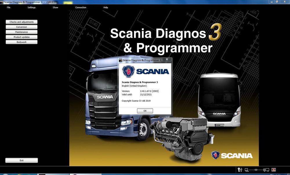 Installationsservice für Scania SDP3 2.58.1 Scania Diagnose, Programmierung 3 Installationsservice für VCI 3 VCI3 ohne Dongle