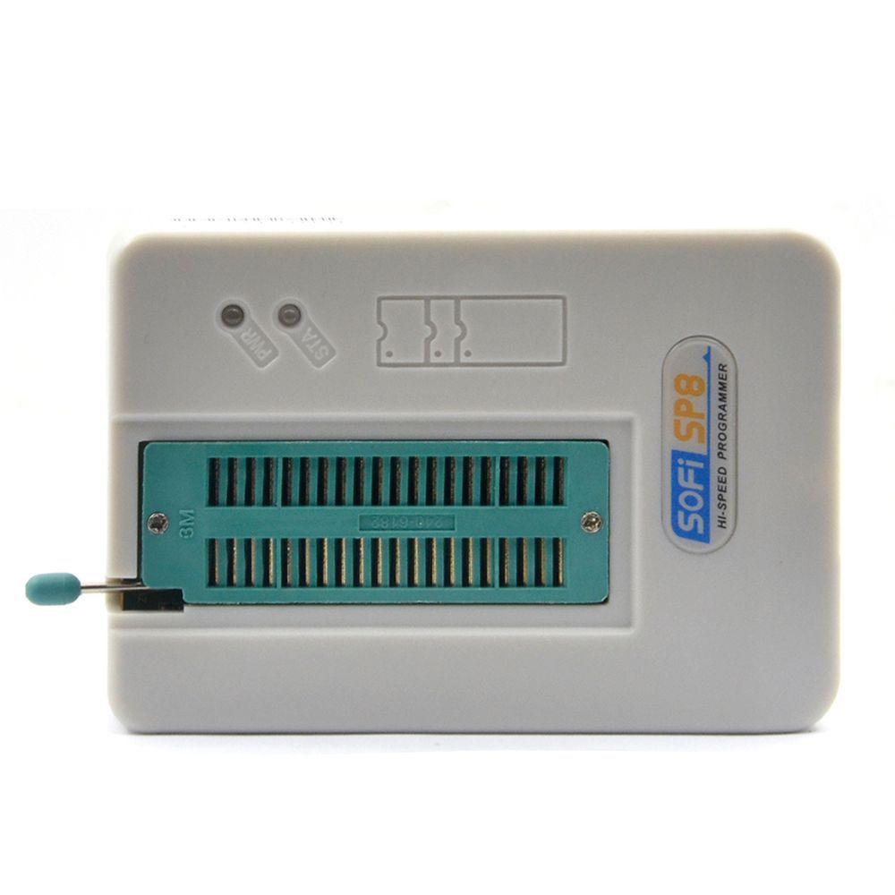 Professional High Speed USB Programmer SOFI SP8-A EEPROM BIOS FLASH ISP 40 Pins Adapter 24 25 93 für Über 4000 IC Chips