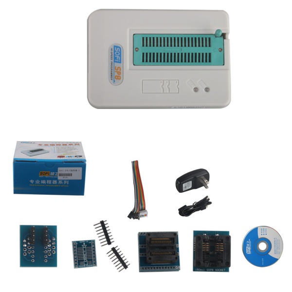 SOFi SP8 -F USB Programmer +Offline Programming EEPROM SPI BIOS Support 5000 +Chip