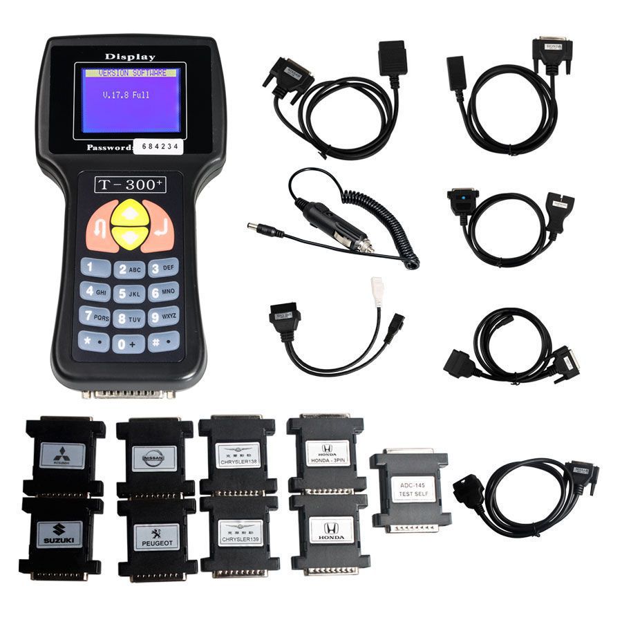 V21.3 Spanische Version T300 T300+ Key Programmer Schwarz