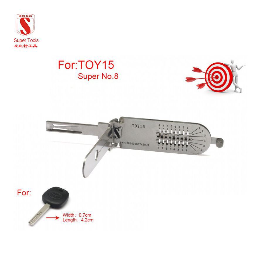 Super Auto Decoder und Pick Tools HU64 TOY15