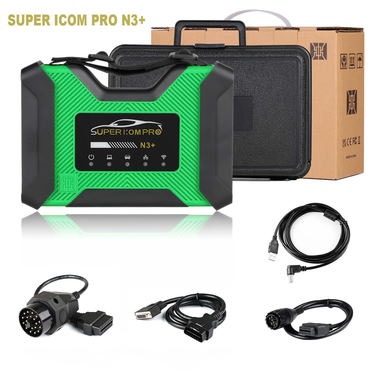 Super ICOM Pro N3+ BMW Full Configuration Plastic Box unterstützt DoIP J2534 Kompatibel mit Original BMW ICOM Software