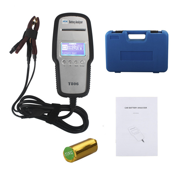 T806 Battery Tester 12V Automotive Battery Analyzer mit Drucker