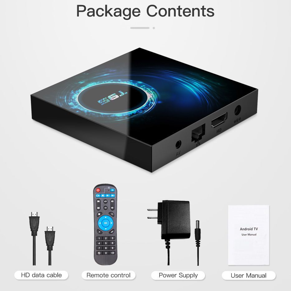 T95 Android 10 Smart TV Box 4GB RAM 32GB 64GB 16GB Android TV Box Allwinner H616 Quad Core H.265 4K Media player pk H96 T95 Max