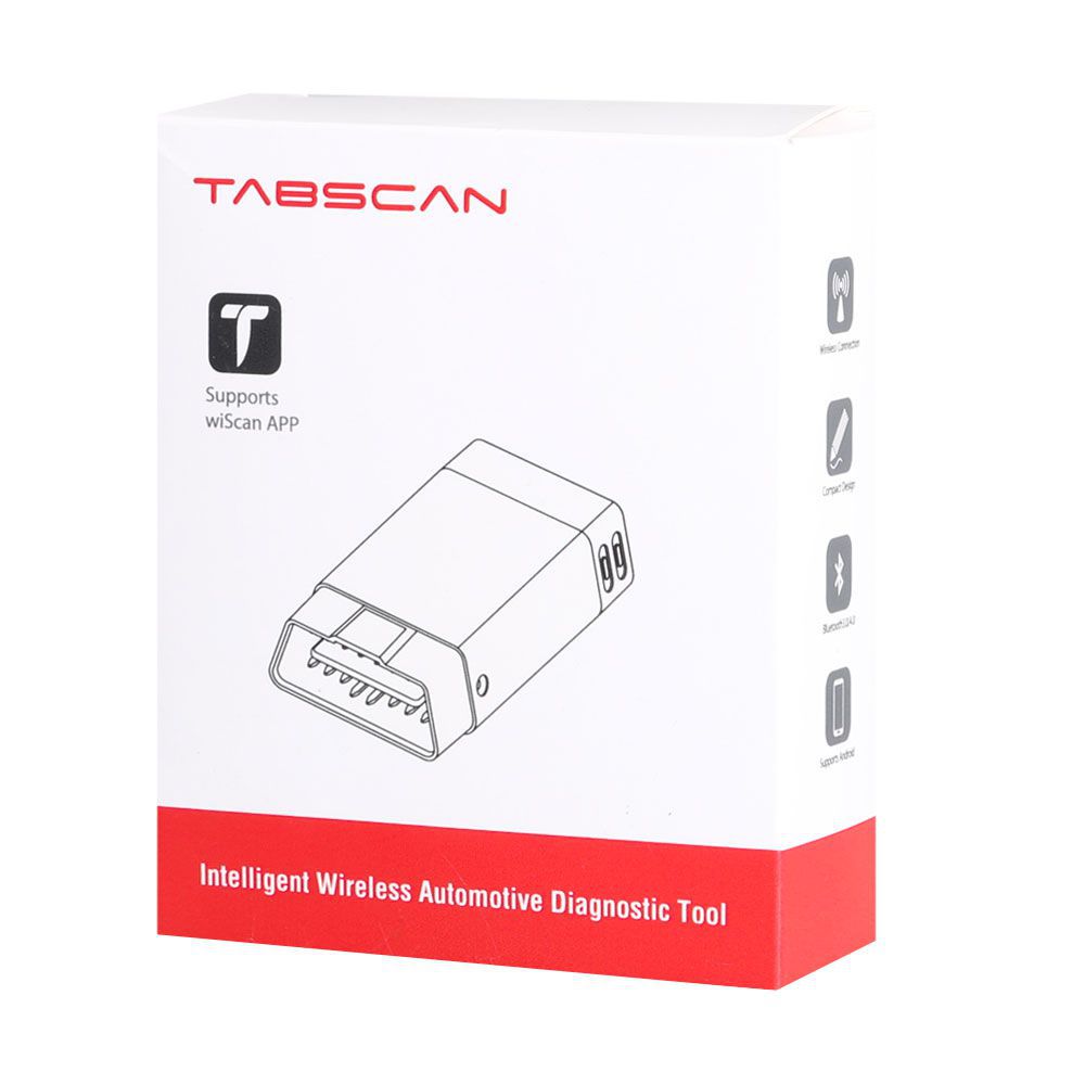 Tabscan T1 Bluetooth OBDII Scan Tool für Android Portable Smart Diagnostic Box