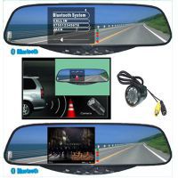 3.5"TFT Bluetooth Handsfree Kits--Bluetooth Stereo Handfreie Rückspiegel NEU