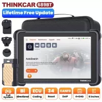THINKCAR THINKSCAN 689BT Professionelles Auto Diagnosewerkzeug CANFD DOIP Bidirektionale ECU Codierung 34 Zurücksetzen des vollständigen System Obd2 Scanner