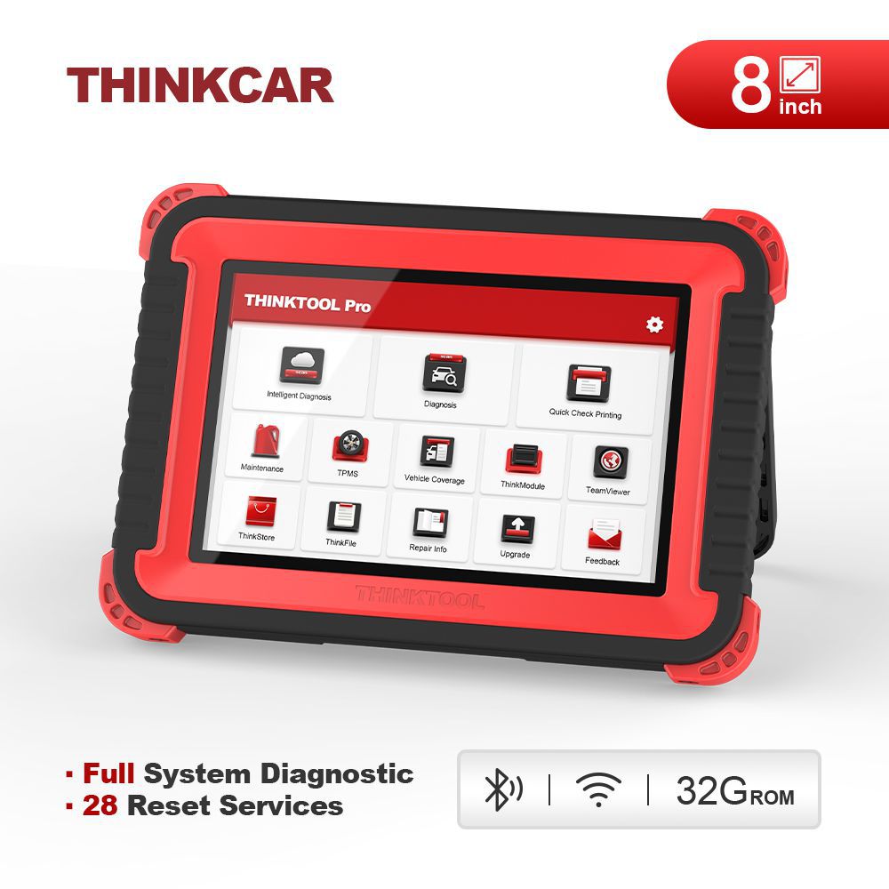 ThinkCAR Thinktool Pro Neuer OBD2 Scanner Professional 28 Reset Service Full System Car Diagnostic Tool PK LAUNCH X431 Code Reader