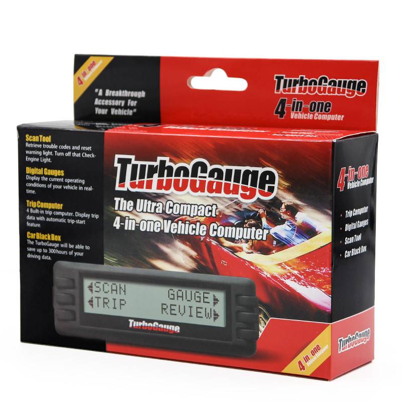 Newest TurboGauge IV Auto Computer Scan Tool Digital Gauge 4 in 1