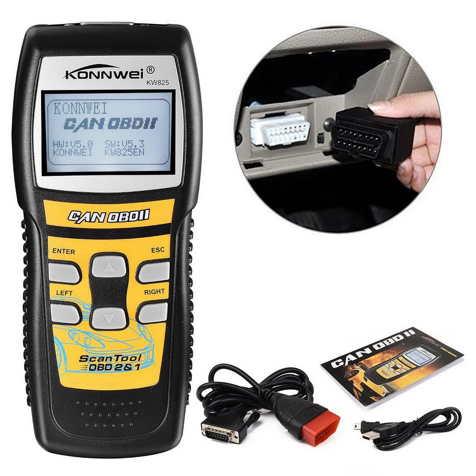 U581 LIVE DATA OBD2 EOBD Scanner Can -Bus Code Reader