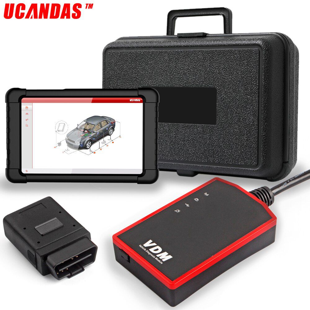 UCANDAS VDM WIFI Full System OBD2 Scanner ABS Airbag Oil EPB DPF Reset Code Reader Auto Car Diagnostic Tool