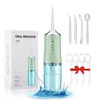 Oral Irrigator Dental Water Flosser 3 Modis USB Rechargeable Electric Zahnreiniger für Braces 240ML Tragbare Bewässerung