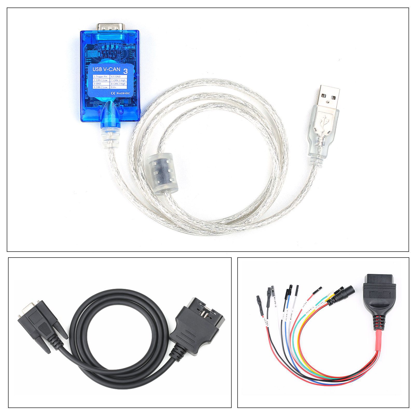 USB V-CAN3 Automotive CAN Netzwerk Test Equipment Anschluss PC und CAN Netzwerk Selbst angetrieben von USB