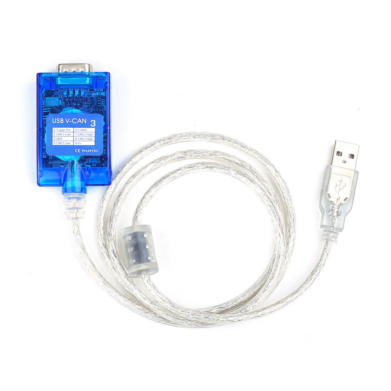 USB V-CAN3 Automotive CAN Netzwerk Test Equipment Anschluss PC und CAN Netzwerk Selbst angetrieben von USB