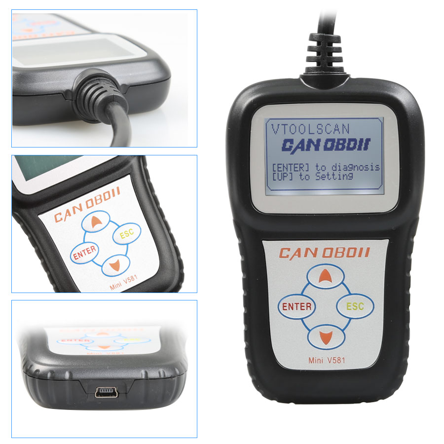 Mini V581 CAN OBDII /EOBD Code Reader