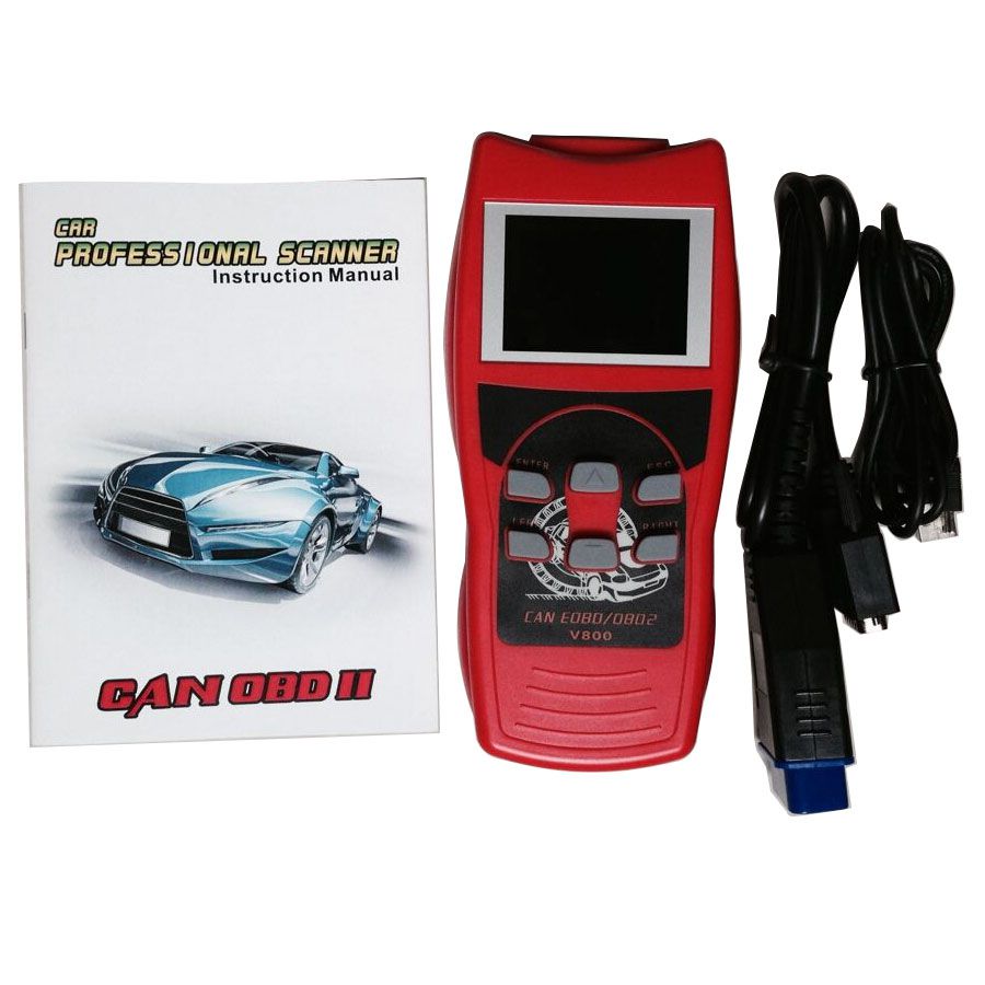 V800 Colorful CAN -Bus OBDII OBD2 EOBD Trouble Code Reader Diagnosetest Diagnostic Scanner