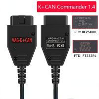 VAG K CAN Commander 1.4 FTDI FT232RL PIC18F25K80 OBD2 Scanner Diagnosewerkzeug für VW für Golf/Bor für Jetta für VAG K-line