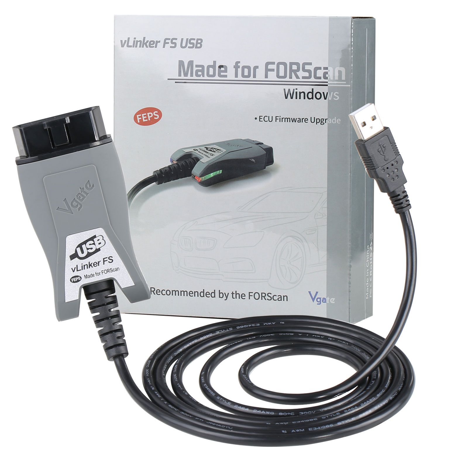 Vgate vLinker FS ELM327 Für Ford FORScan HS/MS-CAN ELM 327 OBD 2 OBD2 Auto Diagnose Scanner Interface Tools OBDII Für Mazda