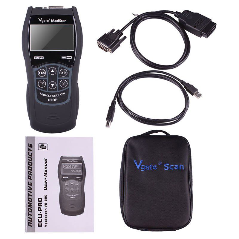 Neuer Vgate MaxiScan VS890 OBD2 Code Reader Universal OBD2 Scanner mit Mehrsprachigkeit