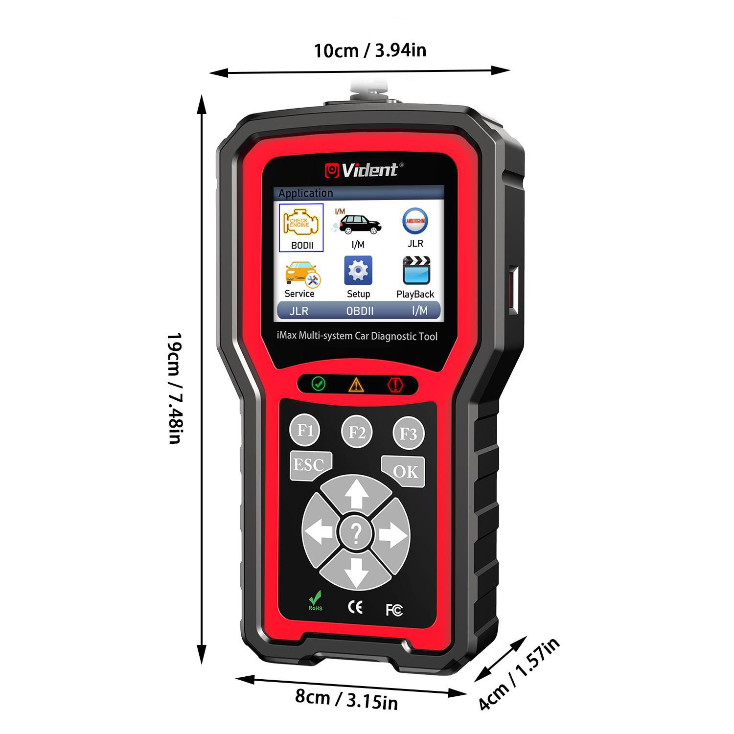 VIDENT iMax4303 JLR Komplett-System-Car im Kombibereich 1600;Diagnostic Tool for Jaguar and Land Rover Support Reset/OBDII Diagnostic/Service