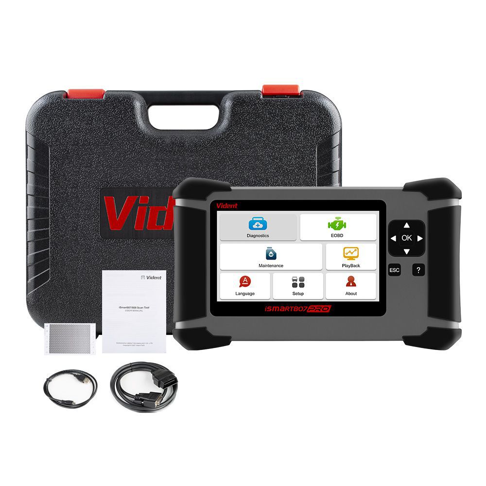 Vident iSmart807Pro All System OBD OBDII Scanner Alle macht Diagnosewerkzeug DPF ABS AIRBAG Öl LIFE RESET