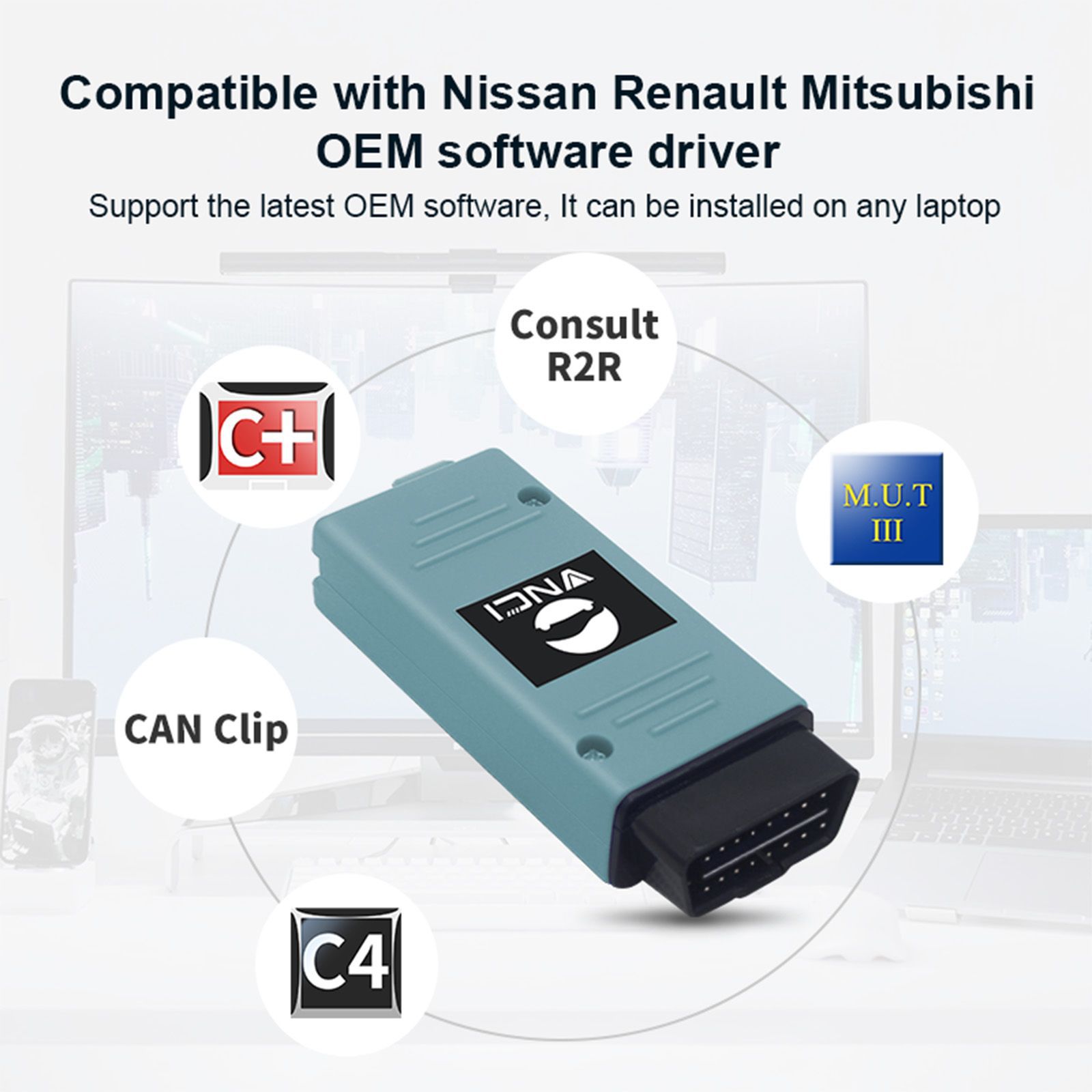 VNCI RNM Nissan Renault Mitsubishi 3-in-1 Diagnose Schnittstelle