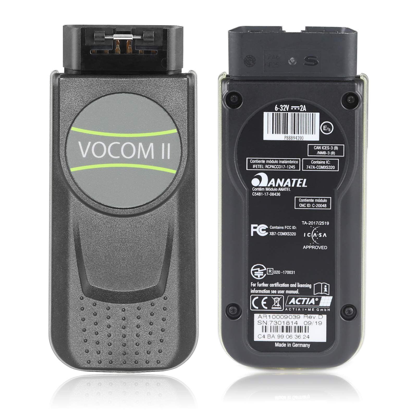 Original Mini Volvo Vocom II Adapter 88894200 Truck Diagnostic Tool Support Wifi Work for Volvo/Renault/UD/Mack Trucks