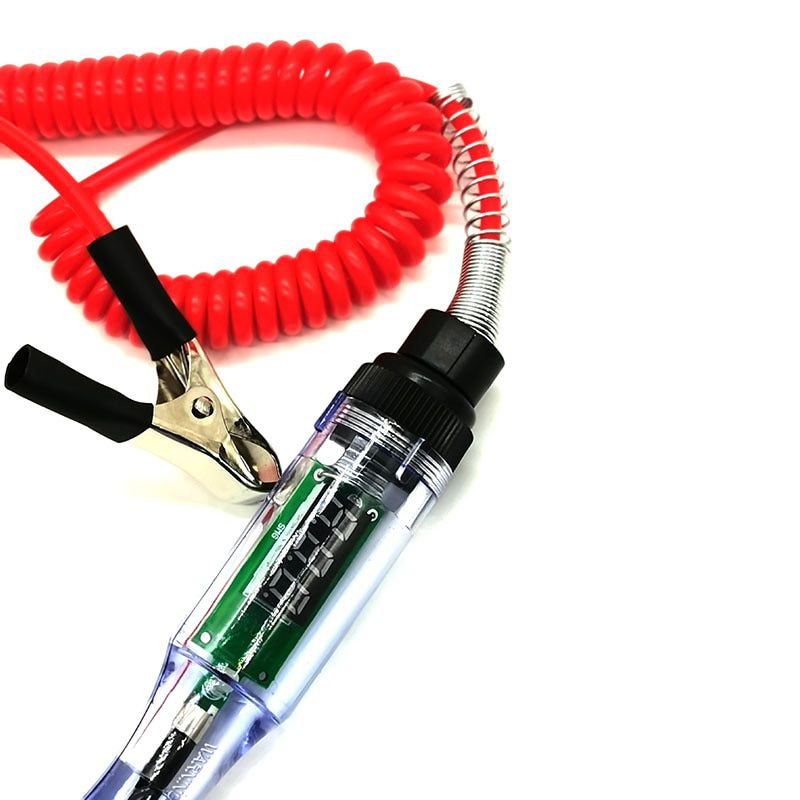 6V 12V 24V DC Auto LKW Spannung Circuit Tester Digitale Anzeige Lange Probe Stift Glühbirne Automobil Diagnose Werkzeuge Auto Reparatur