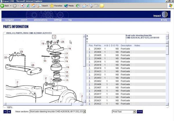 Neue Lkw & Busse 2012 Ersatzteile Katalog für Volvo mit Multi-Language