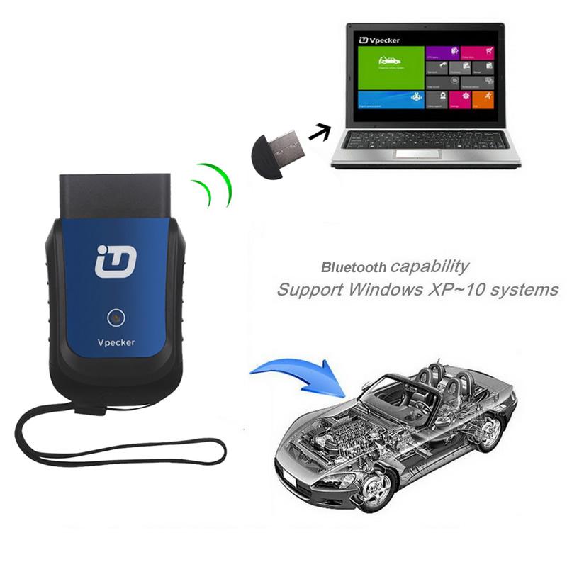 Bluetooth Version V9.2 VPECKER Easydiag OBDII Full Diagnostic Tool mit Special Function Support WINDOWS 10