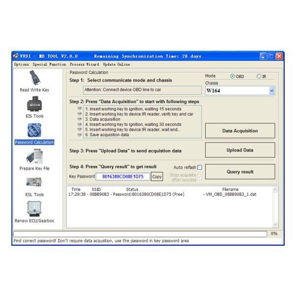 1 Token für VVDI MB BGA TOOL BENZ Passwortberechnung