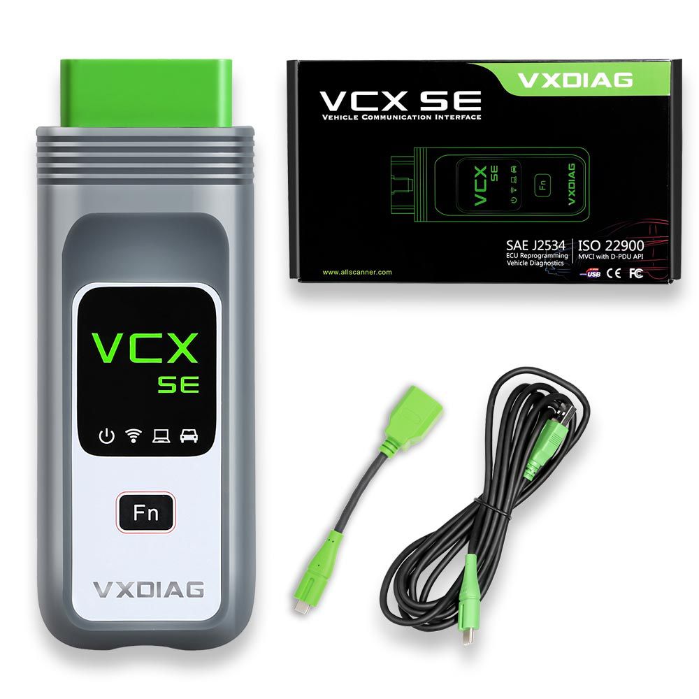 VXDIAG VCX SE für Renault (2005-2022) Alle Systeme Diagnosewerkzeug J2534 ECU Codierung & Programmierung OBD2 Scanner