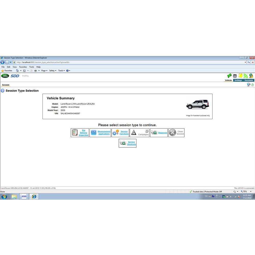 VXDIAG VCX SE JLR Software HDD mit Software V158.06 SDD V264 PATHFINDER