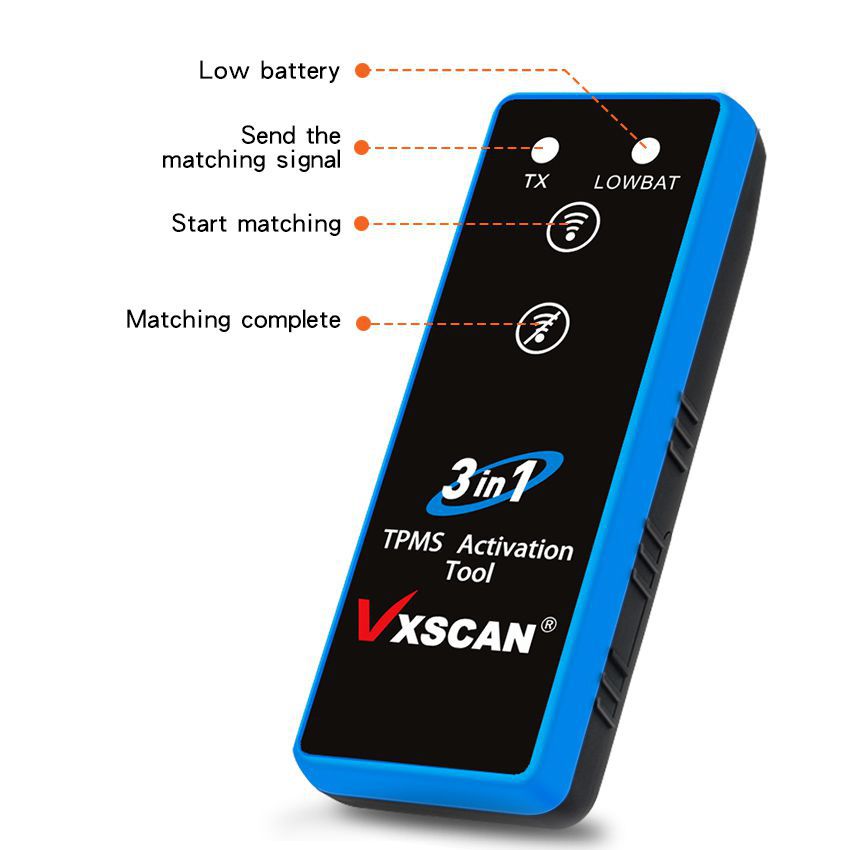 VXSCAN 3 in 1 Reifendruck TPMS Activation Tool für TOYATA/GM/FORD